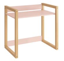 Mesa Escrivaninha Infantil Zoe Rosa Fosco - Reller