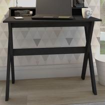 Mesa Escrivaninha Itália 3 Nichos Preto - Artany Mesa Escrivaninha Itália 3 Nichos Preto - Artany