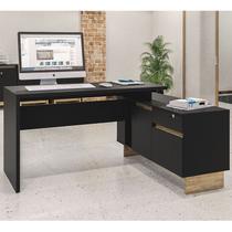 Mesa Escrivaninha Los Angeles De Canto 1 Porta Com 2 Gavetas