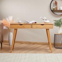 Mesa Escrivaninha Madeira 2 Gavetas Retro Milo Mesa Escrivaninha Madeira 2 Gavetas Retro Milo