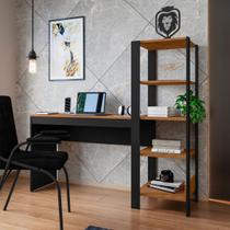 Mesa Escrivaninha MDF com 5 Prateleiras Home Office Escritório Modelo Artemis Mesa Escrivaninha MDF com 5 Prateleiras Home Office Escritório Modelo Artemis