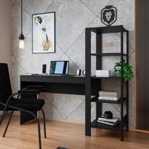 Mesa Escrivaninha MDF com 5 Prateleiras Home Office Escritório Modelo Artemis