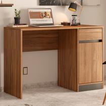 Mesa Escrivaninha Morada 1 Porta 1 Gaveta Amêndola Touch/Grafito - Demóbile