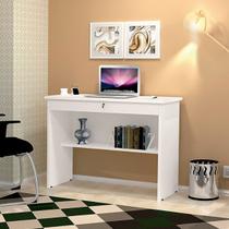 Mesa Escrivaninha Notebook Home Office com Gaveta Orquídea - Branco Mesa Escrivaninha Notebook Home Office com Gaveta Orquídea - Branco