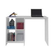 Mesa Escrivaninha Notebook Matrix 4 Nichos Branco Artely