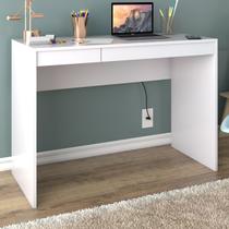 Mesa Escrivaninha Office 2 Gavetas Branco - Pnr Móveis