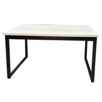 Mesa Escrivaninha Office Estilo Industrial 120x60x70 Amantea/Preto