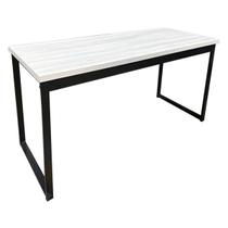 Mesa Escrivaninha Office Tampo Grosso Industrial 1,50m Amantea/Preto REALME Mesa Escrivaninha Office Tampo Grosso Industrial 1,50m Amantea/Preto REALME