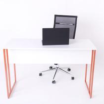 Mesa Escrivaninha Para Escritorio Estilo Industrial Metal