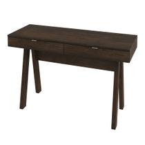 Mesa Escrivaninha para Escritório Home Office ME4128 MDP Rustico G69 - Gran Belo Mesa Escrivaninha para Escritório Home Office ME4128 MDP Rustico G69 - Gran Belo