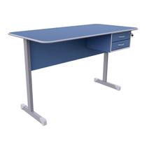 Mesa Escrivaninha para Escritório Reforçada com 2 gavetas 1,20 x 0,60