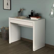 Mesa Escrivaninha para Estudo com 1 Gaveta 74x90 Cm ME4107 Branco Mesa Escrivaninha para Estudo com 1 Gaveta 74x90 Cm ME4107 Branco
