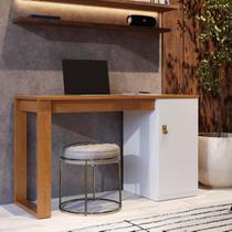 Mesa Escrivaninha Para Home Office E Escritório Paris Estilo Moderno Com Porta Em Mdf - Rofemar Móveis