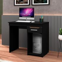 Mesa Escrivaninha para Home Office Quenia com 1 Gaveta - Preto Mesa Escrivaninha para Home Office Quenia com 1 Gaveta - Preto