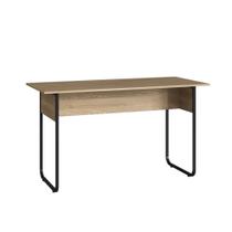 Mesa Escrivaninha para Notebook Estudo Escritório Quarto 135cm Oak Preto Industrial Placa e Ponto Mesa Escrivaninha para Notebook Estudo Escritório Quarto 135cm Oak Preto Industrial Placa e Ponto