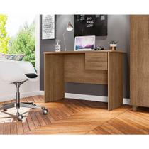 Mesa Escrivaninha para Notebook Potenza Plus 2 Gavetas - Noce Bronze Lanza