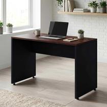 Mesa Escrivaninha Retangular 120cm x 60cm Escritório Pé Painel com Passa Cabos F5 Office