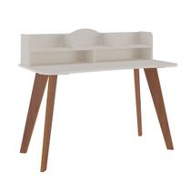 Mesa Escrivaninha Sofia 1 Gaveta Off White Cedro Artely