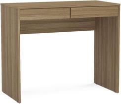 Mesa escrivaninha tijuca com 2 gavetas castanho politorno Mesa escrivaninha tijuca com 2 gavetas castanho politorno