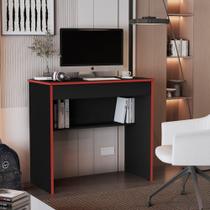 Mesa Escrivaninha Vitória com 1 Gaveta 2.0 Preto/vermelho Mesa Escrivaninha Vitória com 1 Gaveta 2.0 Preto/vermelho