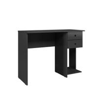 Mesa Escrivaninha Workspace com 2 Gavetas -Preto - ÉdeCasaMóveis