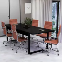 Mesa Estilo Industrial 190x80 Para Escritório Reunião Direção Base De Ferro Mesa Estilo Industrial 190x80 Para Escritório Reunião Direção Base De Ferro