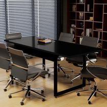 Mesa Estilo Industrial Tampo 190x80 Sala De Reunião Escritório Diretor