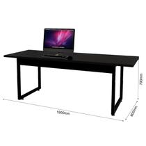 Mesa Estilo Industrial Tampo 190x80 Sala De Reunião Escritório Diretor Mesa Estilo Industrial Tampo 190x80 Sala De Reunião Escritório Diretor