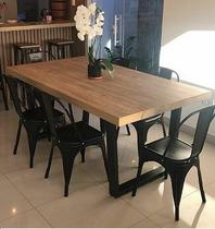 Mesa Estilo/Modelo Industrial 1,60 x 0,80 (Somente a mesa)
