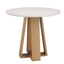 Mesa Estilo Redonda 90cm Laqueado Fosco
