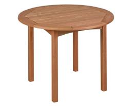 Mesa Export Redonda Cor Stain Jatoba 80cm - 15684 Mesa Export Redonda Cor Stain Jatoba 80cm - 15684