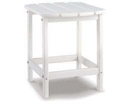 Mesa externa com design exclusivo de Ashley Sundown White 48x38x46cm Mesa externa com design exclusivo de Ashley Sundown White 48x38x46cm