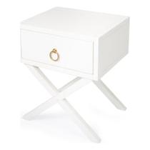 Mesa final Butler Specialty Lark White Acacia Wood 19x16x22cm Mesa final Butler Specialty Lark White Acacia Wood 19x16x22cm