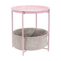 Mesa final de armazenamento Amazon Basics Dusty Pink 45 cm P x 45 cm L x 48 cm H