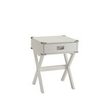 Mesa final Ergode 1 gaveta Metal Corner Wooden X Base