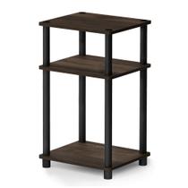 Mesa final Furinno Just 3 camadas Turn-N-Tube Columbia Walnut