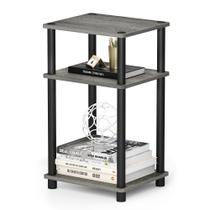 Mesa final Furinno Just 3 camadas Turn-N-Tube French Oak Grey