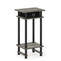 Mesa final Furinno Turn-N-Tube Tall French Oak Grey/Black
