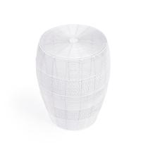 Mesa final Offex Metal Modern Industrial Look em forma de tambor