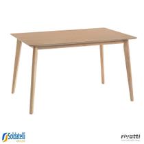 Mesa Finlândia Natural ou Nogueira 120cm - Rivatti