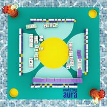 Mesa flutuante de Mahjong Mahjong Aura para piscina e banheira de hidromassagem Mesa flutuante de Mahjong Mahjong Aura para piscina e banheira de hidromassagem