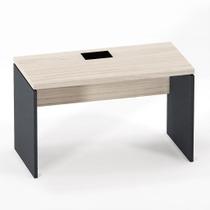 Mesa Frontal PE 40 Pandin 1,21 M Casablanca e Grafito Mesa Frontal PE 40 Pandin 1,21 M Casablanca e Grafito