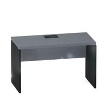 Mesa Frontal PE 40 Pandin 1,21 M Grafito e Preto Mesa Frontal PE 40 Pandin 1,21 M Grafito e Preto
