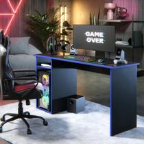Mesa Gamer com Nichos e Espaço para Cpu 115cm Hunder