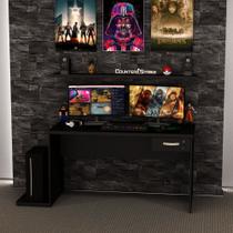 Mesa Gamer Escrivaninha 1 Gaveta 1400x600 Netmobil Mesa Gamer Escrivaninha 1 Gaveta 1400x600 Netmobil