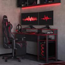 Mesa Gamer Escrivaninha em 2334 136cm Vulcano