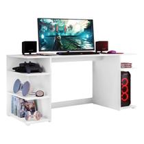 Mesa Gamer Escrivaninha Guilda Multimóveis Branca Mesa Gamer Escrivaninha Guilda Multimóveis Branca