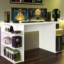 Mesa Gamer Escrivaninha para Computador 9409 Madesa - Branco Mesa Gamer Escrivaninha para Computador 9409 Madesa - Branco