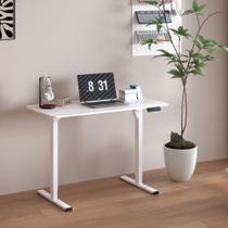 Mesa Gamer Escrivaninha Regulagem de Altura Elétrica 120 X 60cm Flexispot Branco - Telasul
