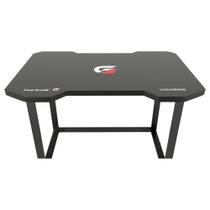 Mesa Gamer Fortrek Vickers, Preto e Vermelho, Pés Niveladores, Tampo de MDF Revestido e Suporta Peso Máximo de 150 Kg - 72859